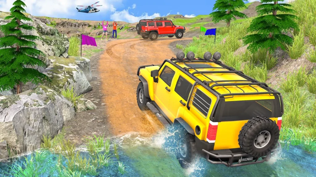 Extreme Jeep Driving Simulator gameplay screenshot 3