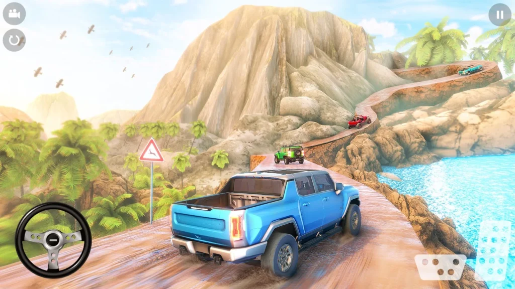 Extreme Jeep Driving Simulator gameplay screenshot 4