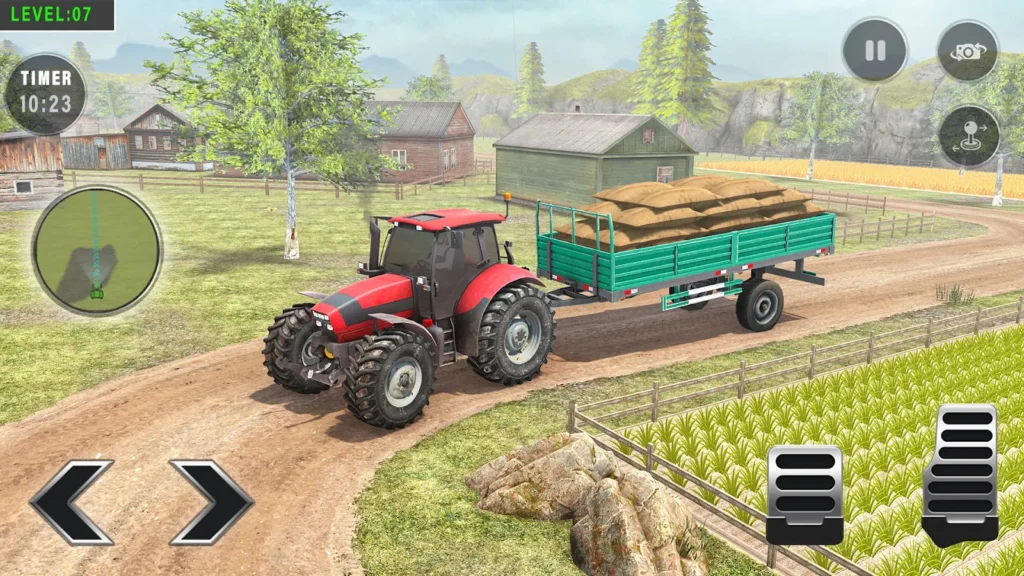 Farming Games - Tractor Game gameplay screenshot 1