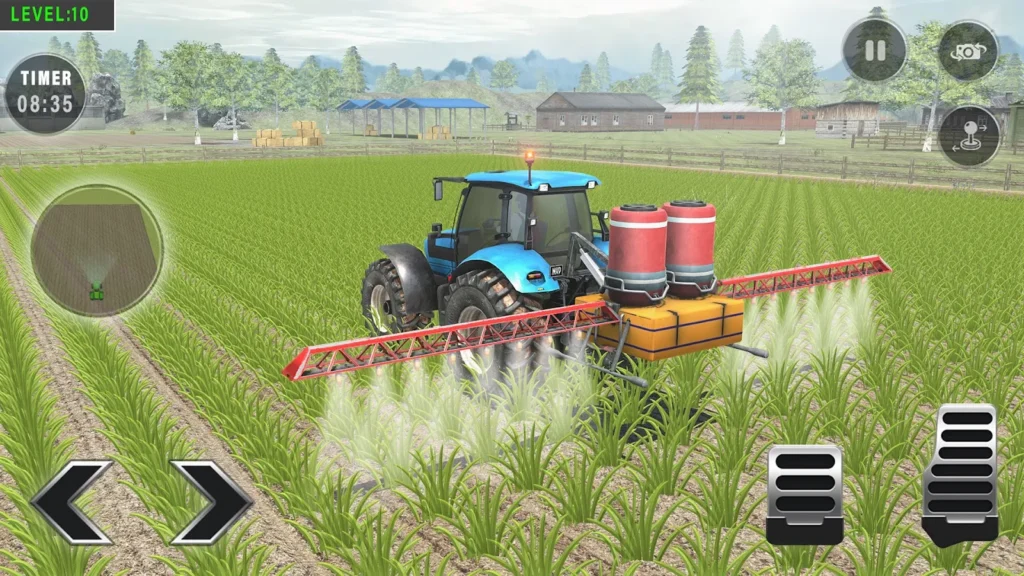 Farming Games - Tractor Game gameplay screenshot 2