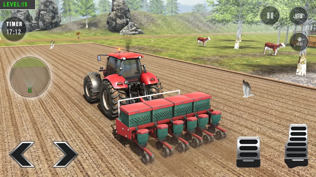 Farming Games - Tractor Game gameplay screenshot 3