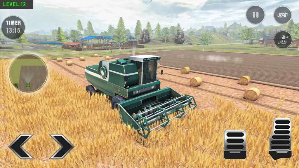 Farming Games - Tractor Game gameplay screenshot 4