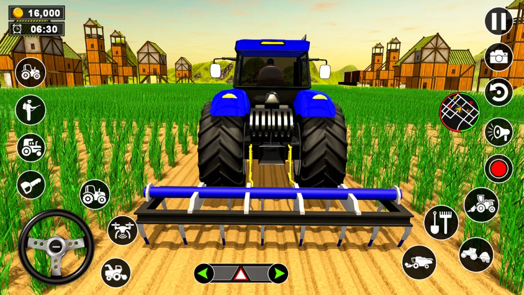 Real Tractor Driving Simulator gameplay screenshot 2
