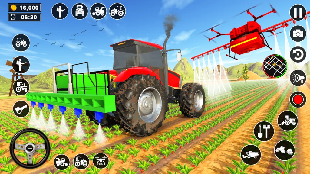 Real Tractor Driving Simulator gameplay screenshot 3