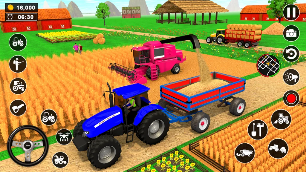 Real Tractor Driving Simulator gameplay screenshot 4