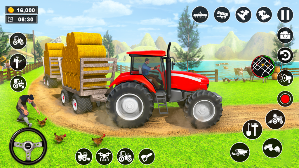 Real Tractor Driving Simulator gameplay screenshot 5